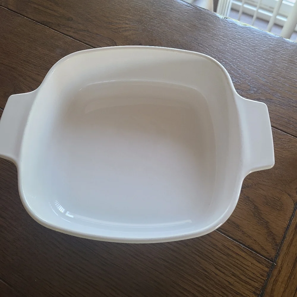 Vintage Spice of Life L'Echalote 1 quart corningware dish with Pyrex lid